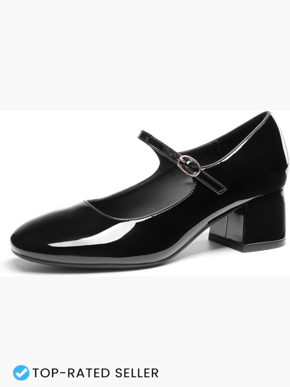 Women's Mary Jane Shoes Chunky Block Heels Round Toe Vintage Dress Pumps - Picture 1 of 7